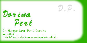 dorina perl business card